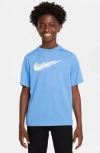 Nike Kids' Graphic T-shirt In Blue Beyond/white