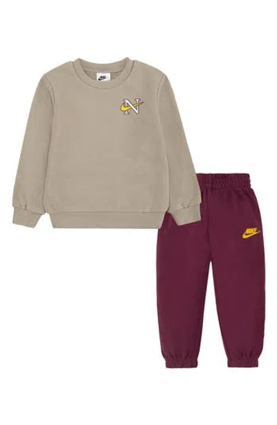 Nike Kids' Great Outdoors Sweatshirt & Joggers Set In Multi