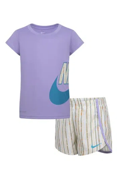 Nike Kids' Happy Camper Sprinter Set In Purple