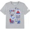 Nike Boys' Holiday Right Graphic Tee - Little Kid In Gray
