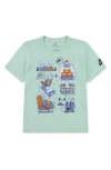 Nike Kids' Holiday Right Graphic T-shirt In Green