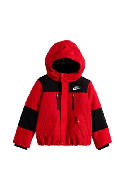 Nike Kids' Hooded Outdoor Jacket In Multi