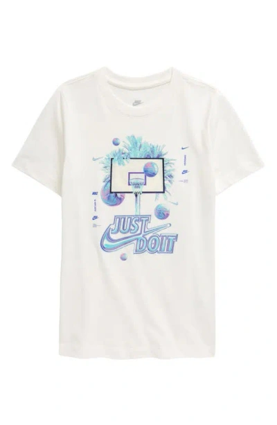 Nike Kids' Jdi Graphic T-shirt In Sail