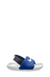 Nike Kids' Kawa Slingback Slide In Game Royal/white/blue