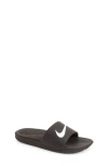 Nike Kids' Kawa Sport Slide In Black/white