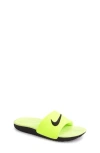 Nike Kids' Kawa Sport Slide In Volt/black