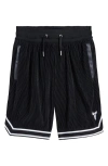 Nike Kids' Kobe Bryant Pleated Mesh Basketball Short In Black