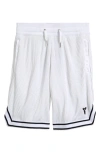 Nike Kids' Kobe Bryant Pleated Mesh Basketball Short In White