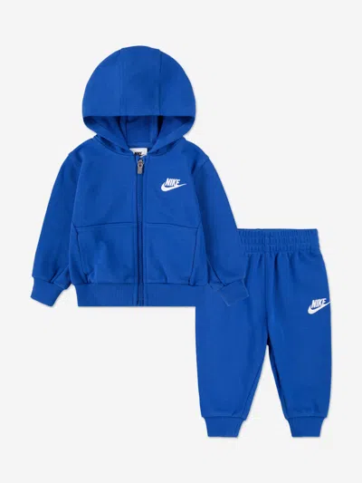 Nike Kids Lbr Club Tracksuit In Blue