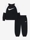 Nike Kids Lifestyle Essentials Tracksuit In Black