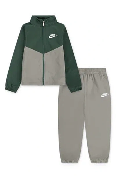Nike Kids' Lifestyle Essentials Zip Jacket & Pull-on Pants Set In Gold