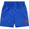 Nike Kids' Logo Check Athletic Shorts In Game Royal