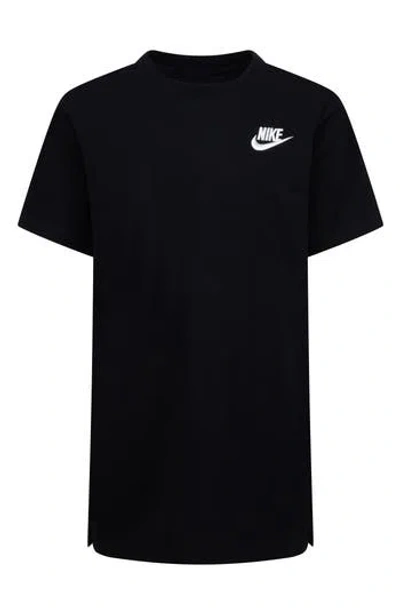 Nike Kids' Logo Embroidered T-shirt In Black