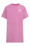 Nike Kids' Logo Embroidered T-shirt In Pink