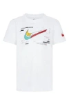 Nike Little Kids' Blueprint T-shirt In White