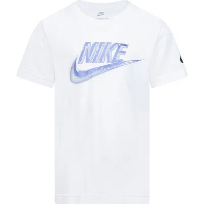 Nike Kids' Logo Graphic T-shirt In White