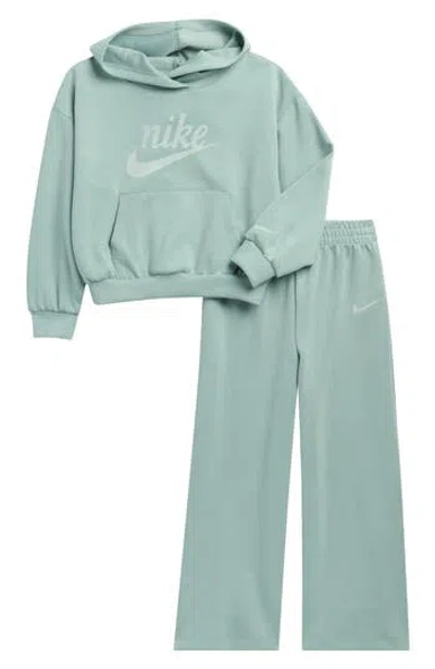 Nike Kids' Logo Hoodie & Pants 2-piece Set In Green