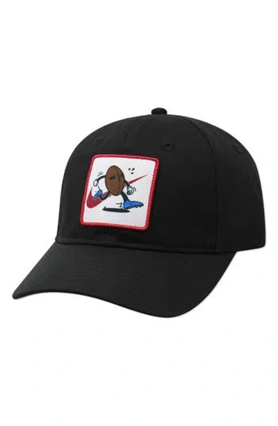 Nike Kids' Logo Patch Baseball Cap In Black