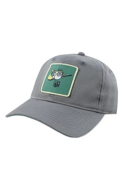 Nike Kids' Logo Patch Baseball Cap In Gray
