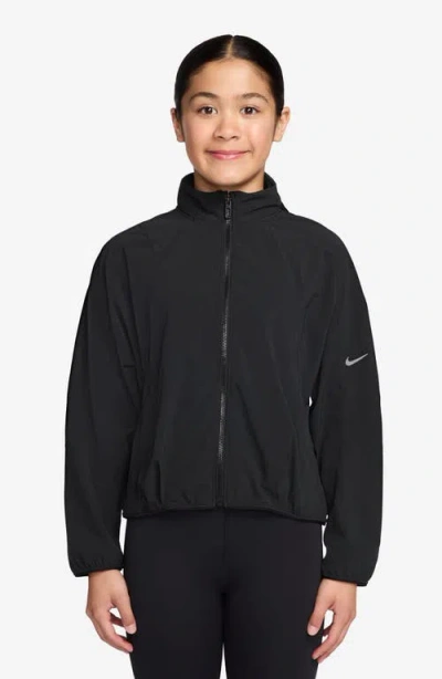 Nike Kids' Mavn Dri-fit Hooded Zip-up Jacket In Blue