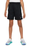 Nike Kids' Mesh Dri-fit Shorts In Black/white