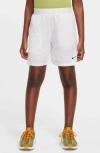 Nike Multi Big Kids' (boys') Dri-fit Mesh Shorts In White/black