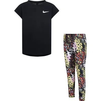 Nike Kids' Meta Morph Top & Leggings Set In Multi