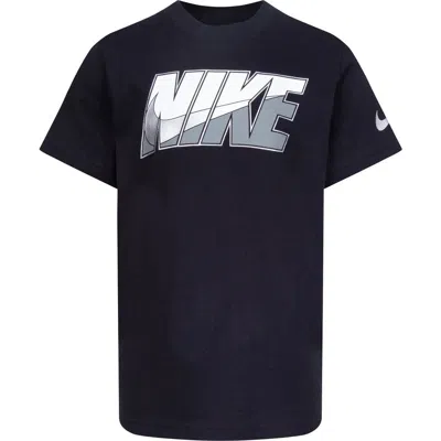 Nike Kids' Metallic Graphic T-shirt In Black