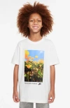 Nike Boys   Nsw Td Poppy T-shirt In White