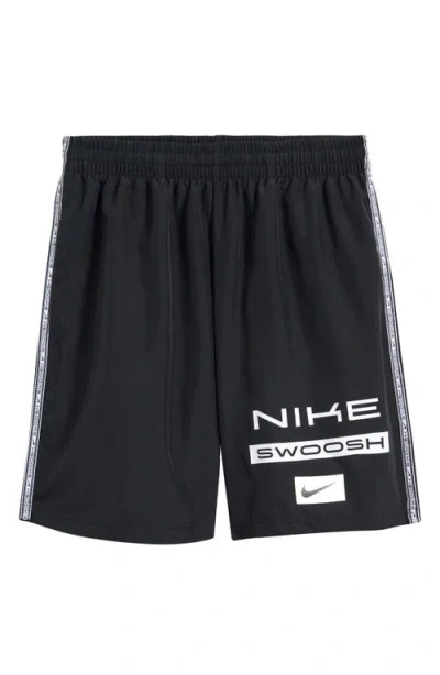 Nike Kids' Multi Dri-fit Woven Drawstring Shorts In Black
