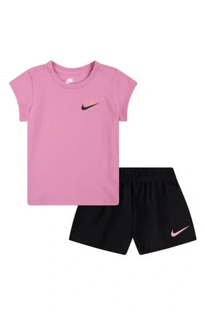 Nike Kids' New Impressions T-shirt & Short Set In Black