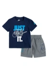 Nike Kids'  Just Do It T-shirt & Shorts Set In Multi
