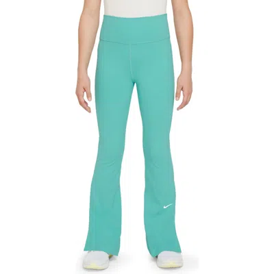 Nike Kids' Women's One Girls' Dri-fit Flared Leggings In Green