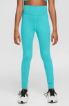 Nike One Big Kidsâ (girls') Dri-fit High-waisted Leggings