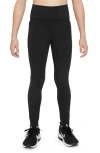 Nike Women's Sculpt Luxury Dri-fit Ankle Leggings In Black/white