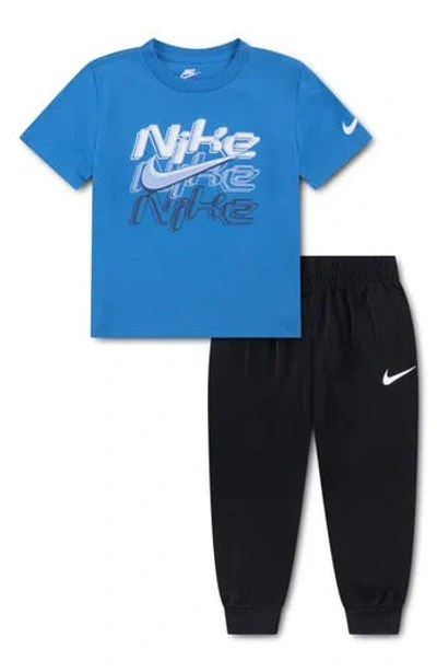 Nike Kids'  Tricot Jogger Set In Blue