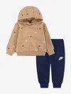 Nike Kids Nsw Aop Fleece Tracksuit In Multicoloured