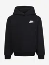 Nike Kids Nsw Club Fleece Hoodie In Black
