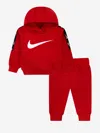 Nike Kids Nsw Club Poly Tracksuit In Red