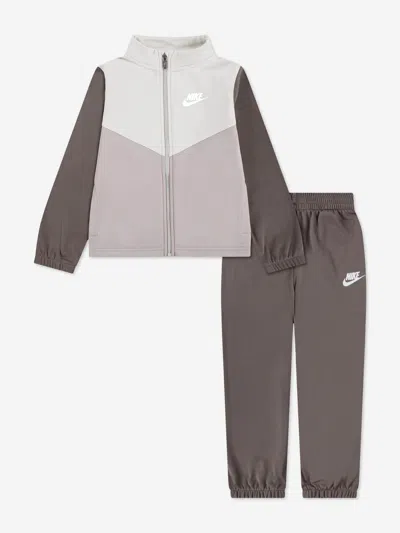 Nike Kids Nsw Lifestyle Essentials Tracksuit In Grey