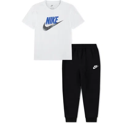Nike Kids' Nsw T-shirt & Joggers Set In White