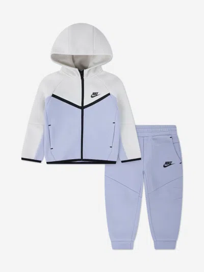 Nike Kids Nsw Tech Fleece Tracksuit In Blue