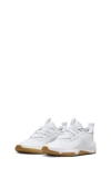 Nike Kids' Omni Multi-court Sneaker In White/white/platinum