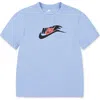 Nike Boys' On The Move Basic Short Sleeve Tee - Little Kid In Blue