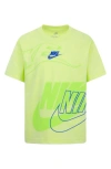 Nike Toddler & Little Boys "on The Move" Logo Crewneck T-shirt In  Lite Lemon Twist