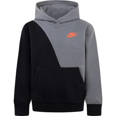 Nike Kids' On The Move Pullover Hoodie In Black