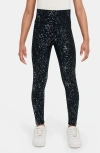 Nike Kids' One Dri-fit Leggings In Blue