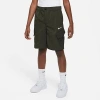 Nike Outdoor Play Big Kids' Woven Cargo Shorts In Green