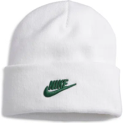 Nike Kids' Peak Beanie In White