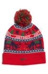 Nike Kids' Peak Pom Beanie In Multi